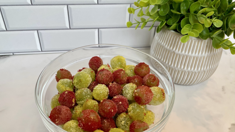 how to make candied grapes