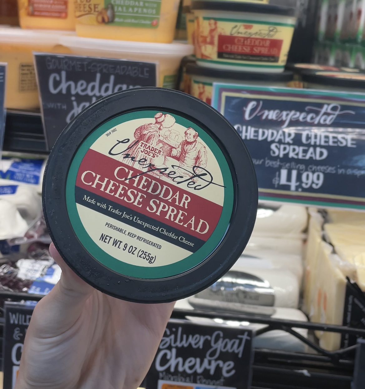 unexpected cheddar spread best trader joe's products