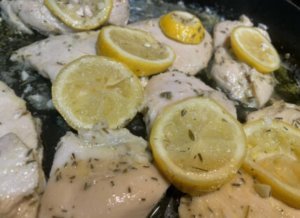 5-ingredient lemon chicken recipe