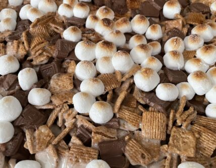 loaded s'mores bars