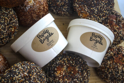 viral bagels from Popup Bagels