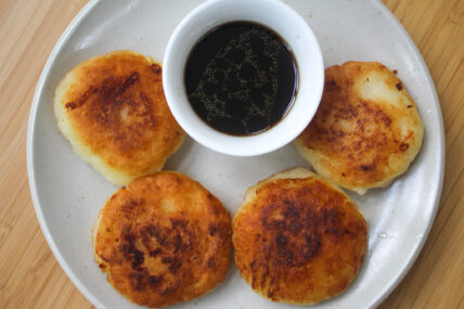 5-Ingredient Cheesy Potato Pancakes
