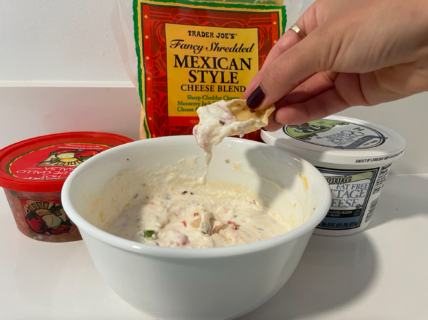 High Protein Healthy Queso Dip for Your Next Party