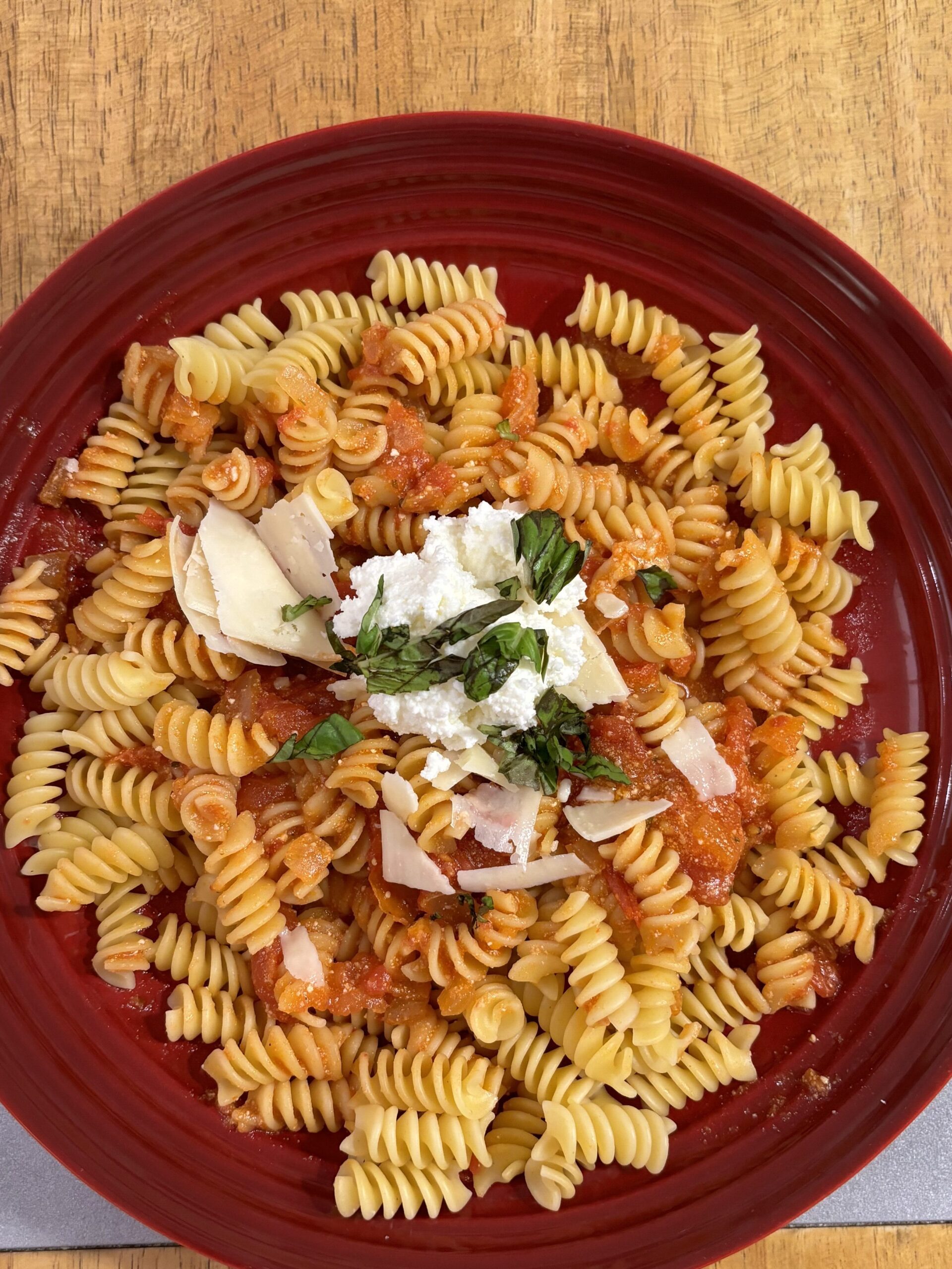 fall dinner party menu: fusilli with vodka sauce