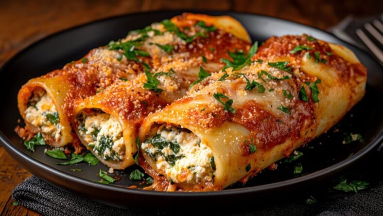 tomato and mozzarella cannelloni Google Commons