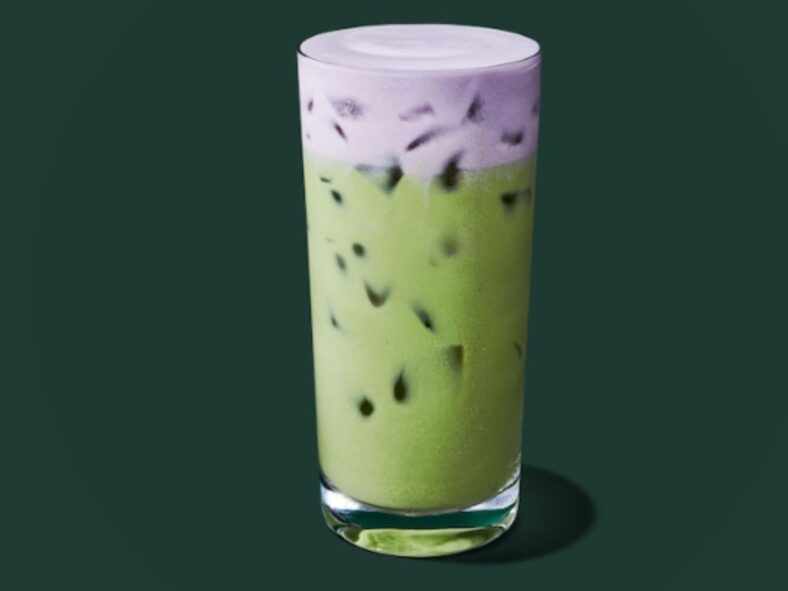 Iced Lavender Cream Oatmilk Matcha Starbucks