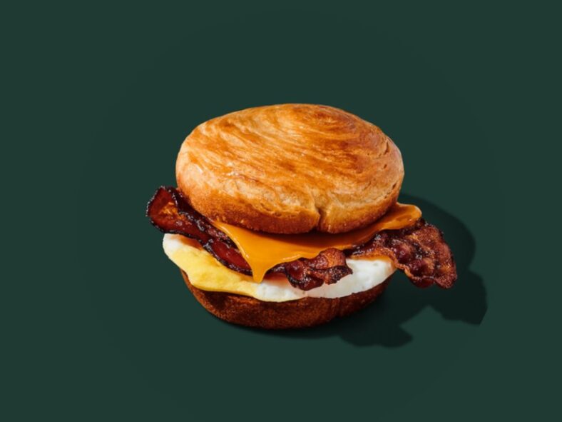 Double-Smoked Bacon, Cheddar, and Egg Sandwich Starbucks