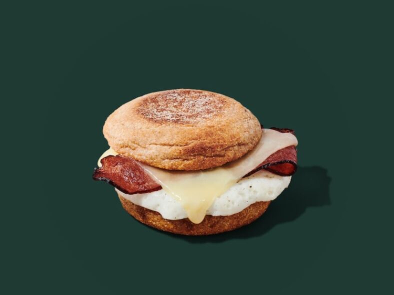 Turkey Bacon, Cheddar, and Egg White Sandwich Starbucks