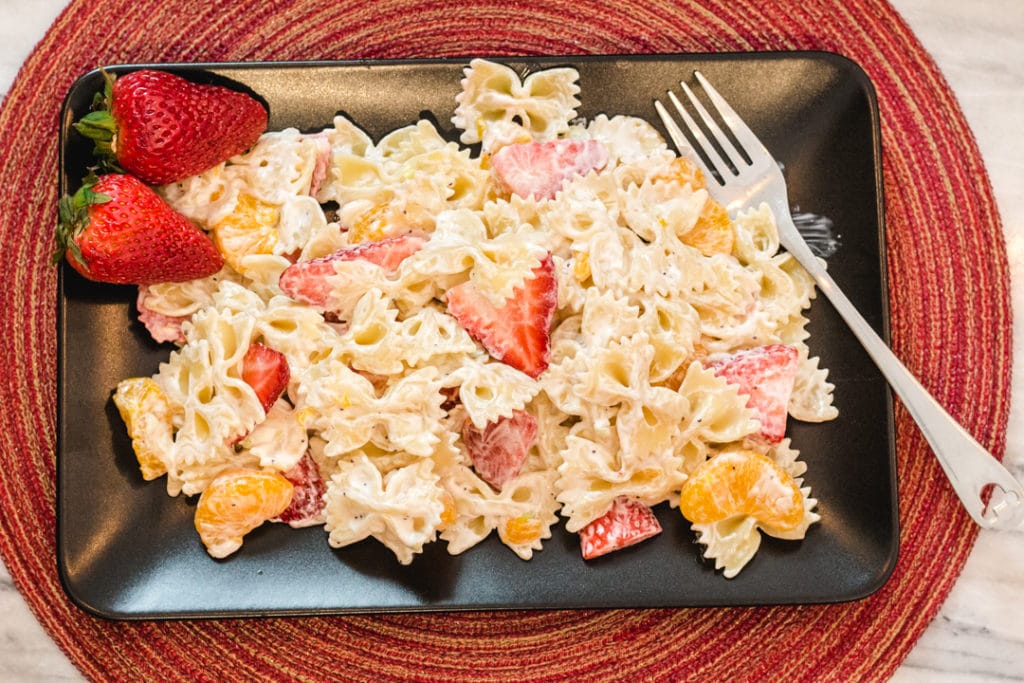 UnSplash Strawberry Balsamic Pasta Salad