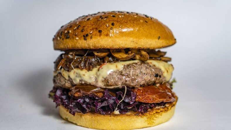 Mushroom Burger Unsplash