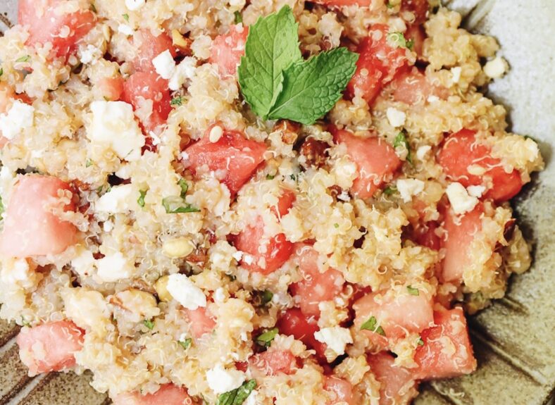 The Healthy Maven Watermelon Quinoa Salad