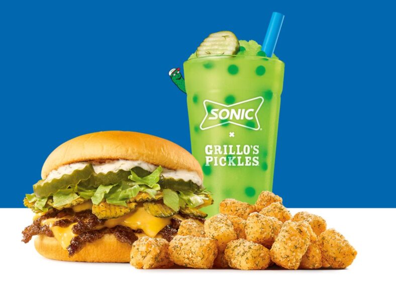Sonic's new Limited-Time Meal Grillo's Pickles and Sonic