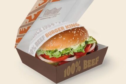Burger King's updated Whopper.
