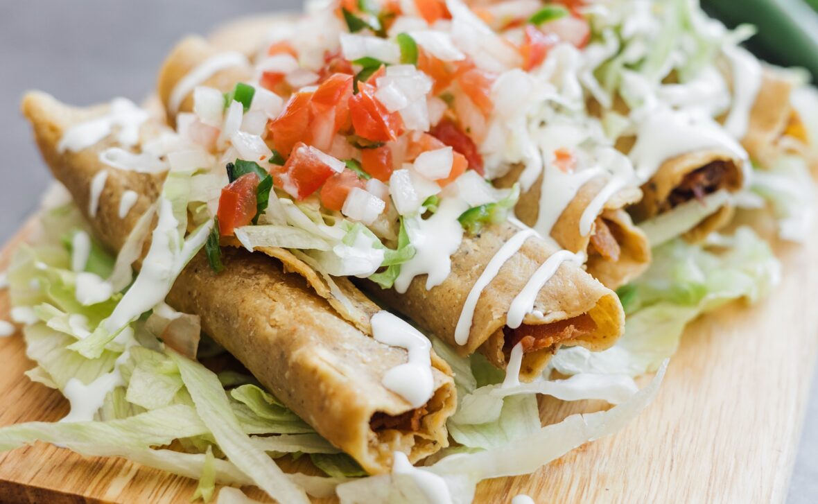 Easy Flautas Recipe With Chicken and Classic Toppings