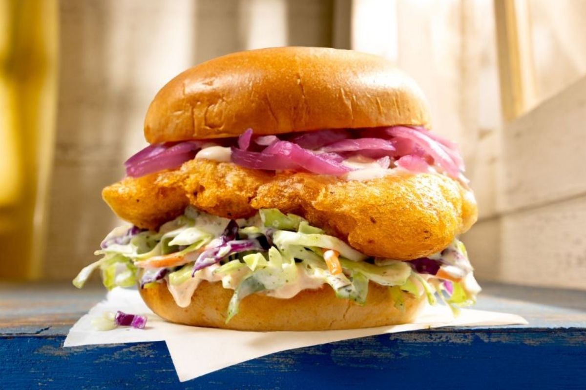 Baja Crispy Fish Sandwich at Habit Burger & Grill.