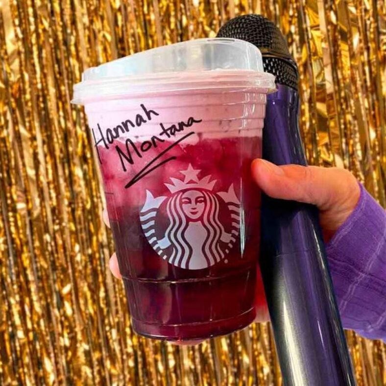 Hannah Montana Starbucks drink