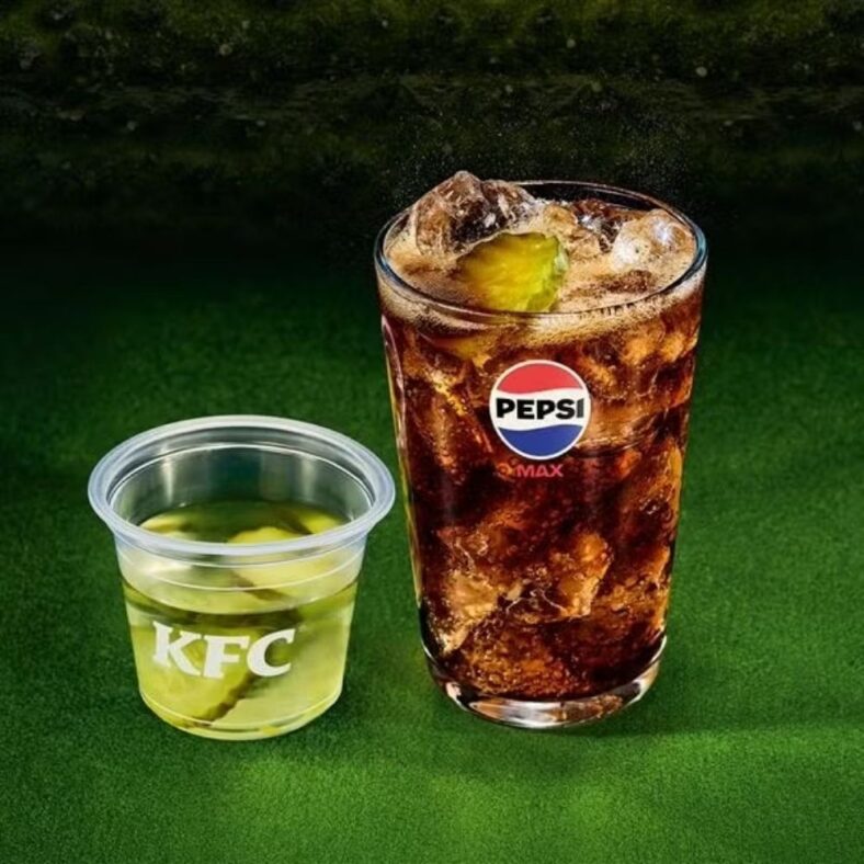 KFC Pickle Pepsi combo. 