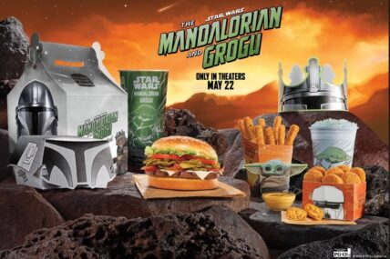 Burger King's celebration of Star Wars: The Mandalorian and Grogu movie.