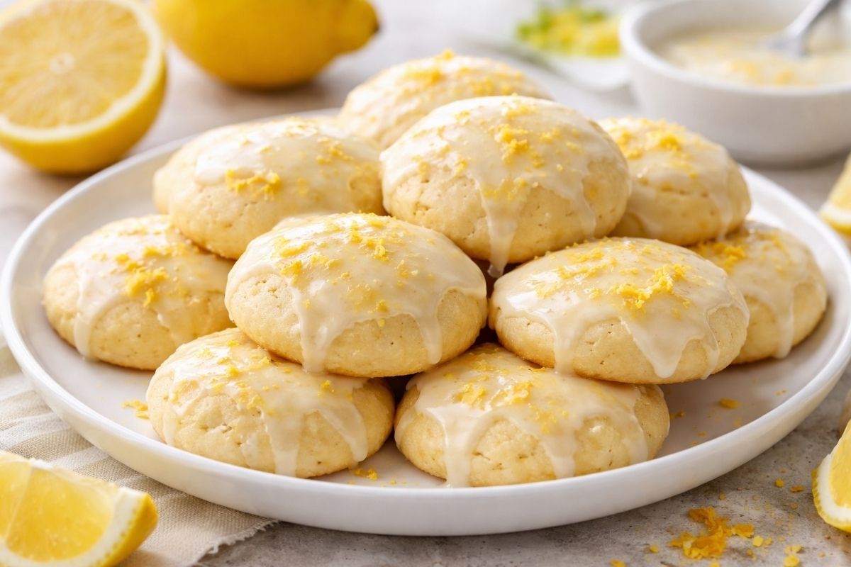 Lemon Ricotta Cookies With a Sweet and Tangy Glaze