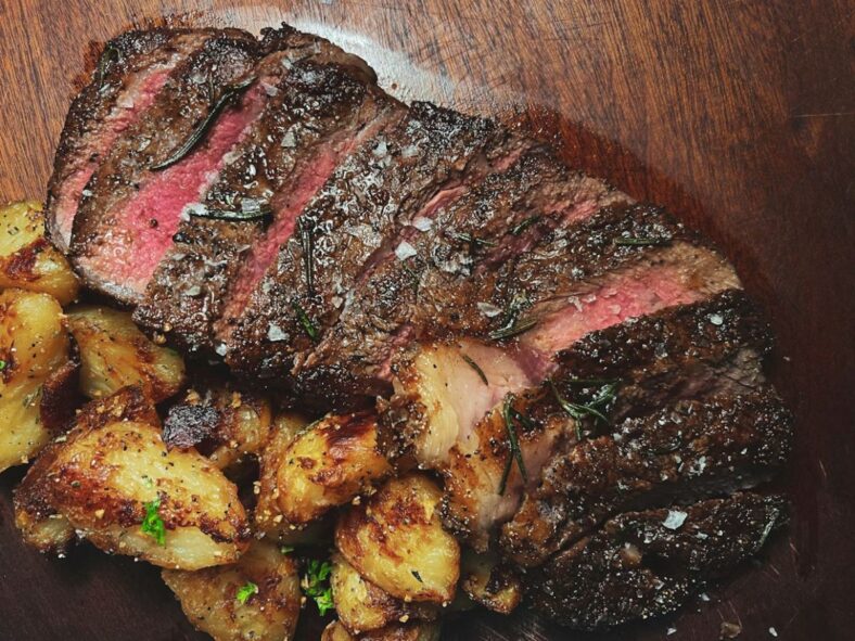 Steak sliced steak Cooking Meat Unsplash