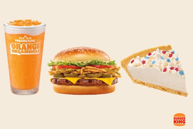 Burger King's all new summer menu items.