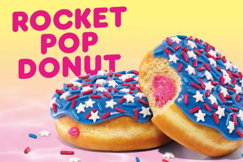 Dunkin' Rocket Pop Donut promotional image