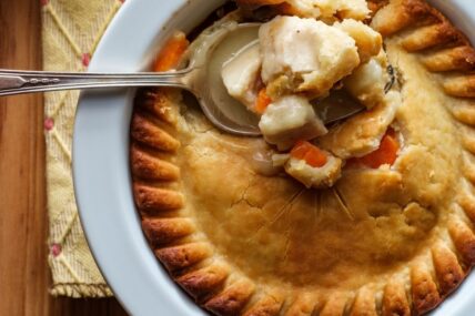 Baked chicken potpie