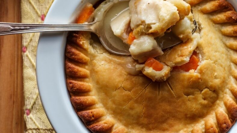 Baked chicken potpie
